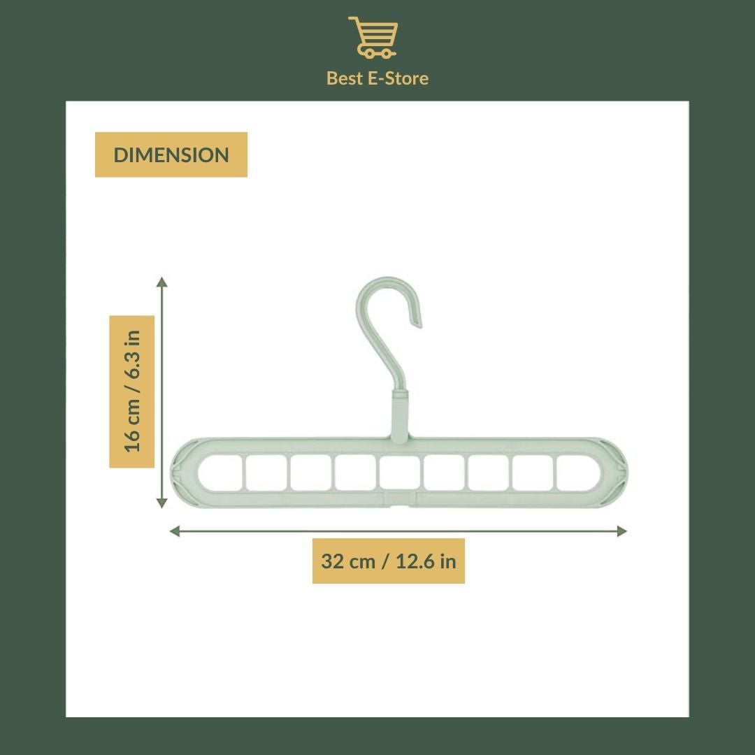 🧼 The Ultimate Space Saver Hanger: Foldable, Durable & Perfect for Small Closets 🚪