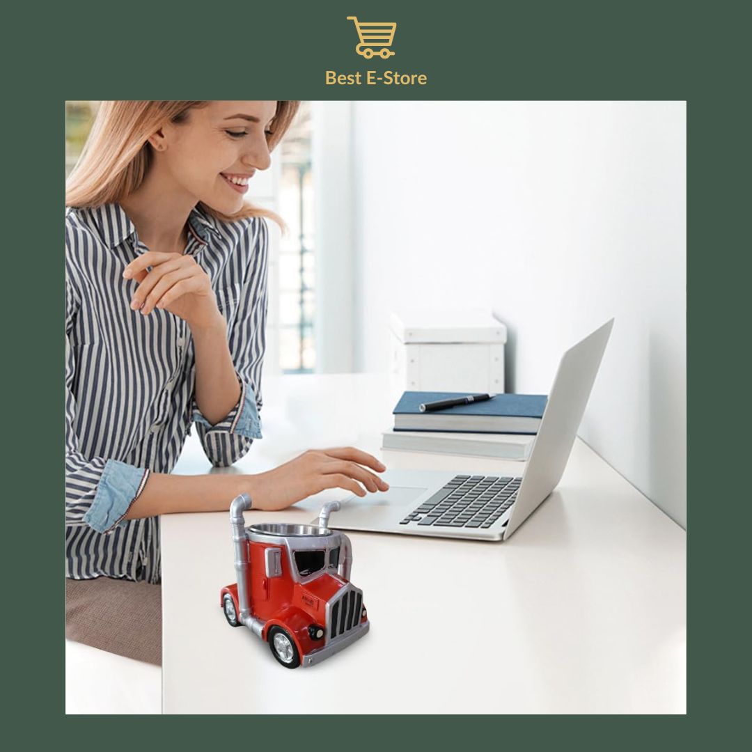 🚛 Tasse à café Semi-Truck: Cadeau parfait pour les amateurs de camions ☕