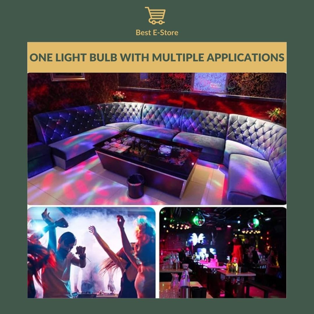 💡 Colorful LED Party Light: Plug & Play Fun 🎊