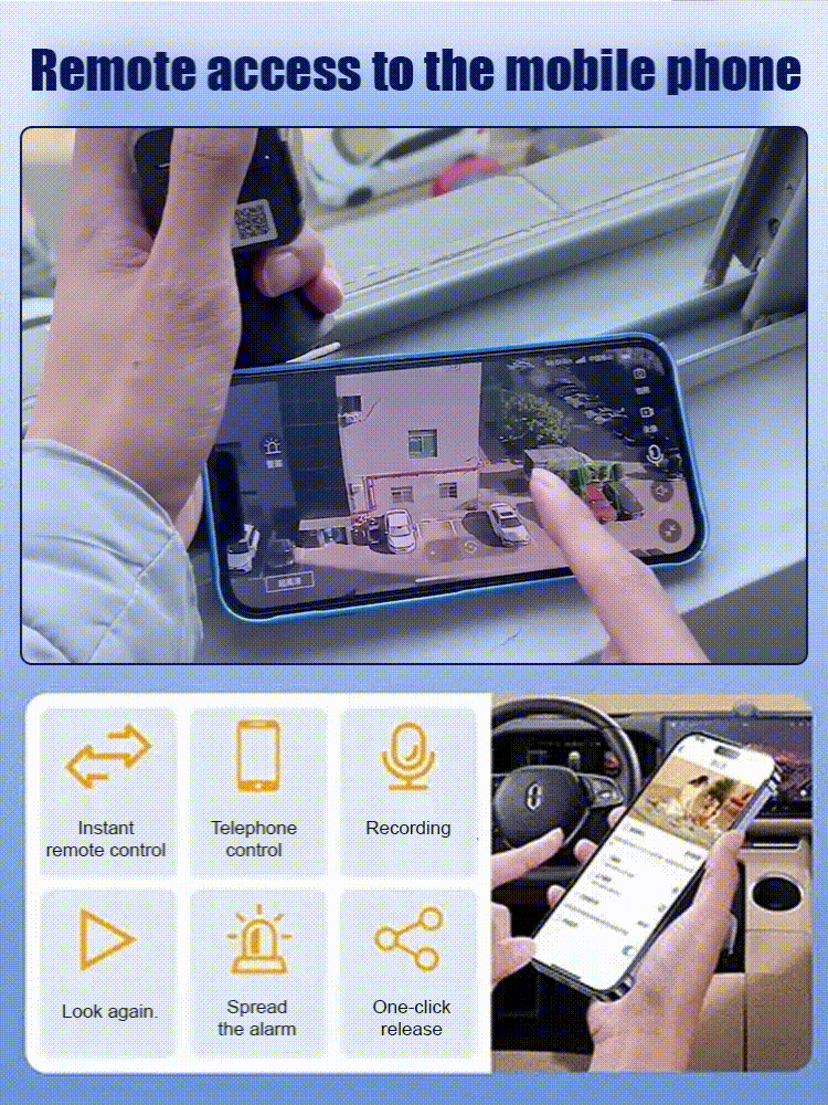 360° Panoramic Wireless Home Security Camera – Full HD Remote Monitoring via Smartphone