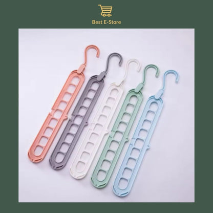 🧼 The Ultimate Space Saver Hanger: Foldable, Durable & Perfect for Small Closets 🚪