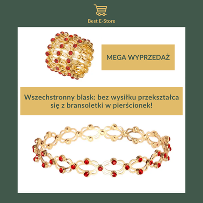 🎁 Idealny prezent: Bransoletka z błyszczącymi CZ Glamour 💎