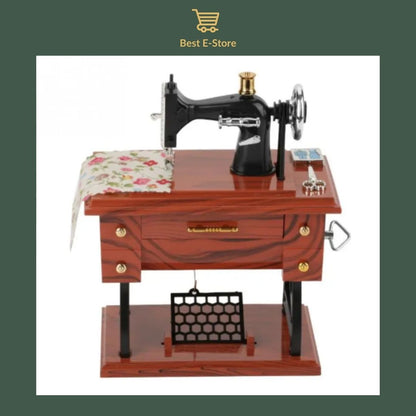 🎼 Charming Sewing Machine Music Box: Perfect Gift 🎁