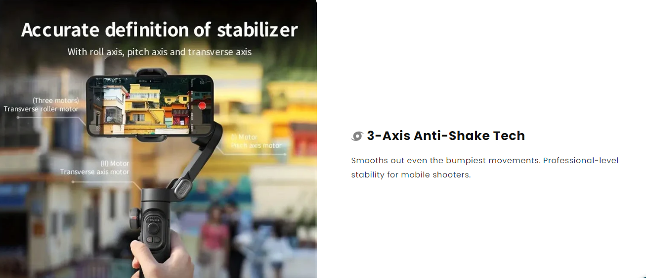 Hoco - Smartphone Gimbal Stabilizer ©