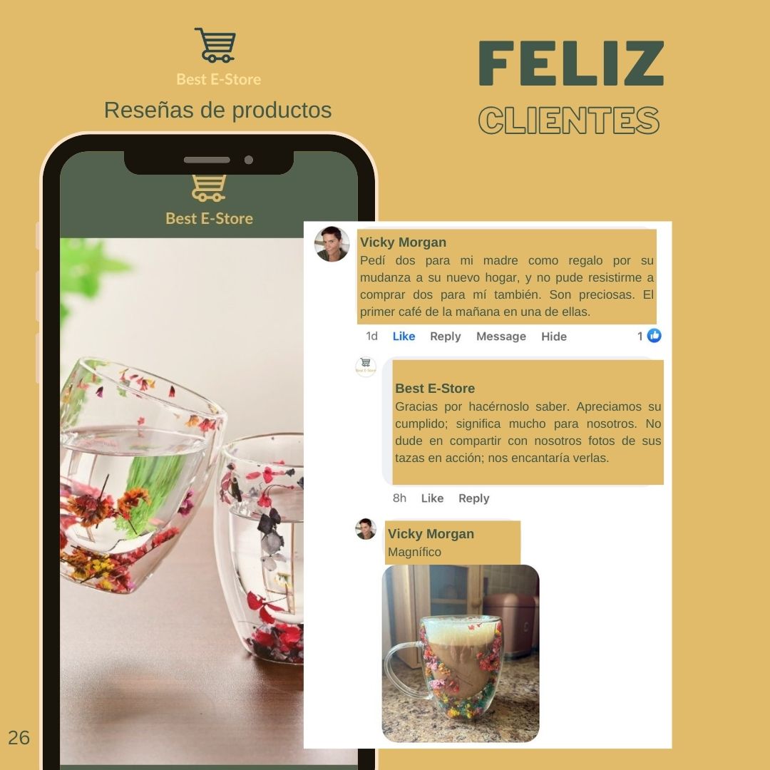 🌼Floral Fusion: Vasos Vidrio Doble Pared