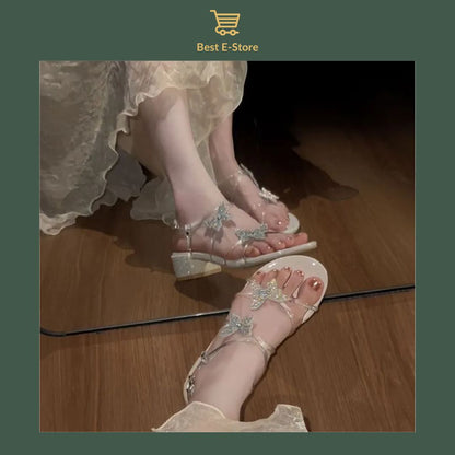 Milky White Sequined Shoes – Shine in Comfort & Style 👟