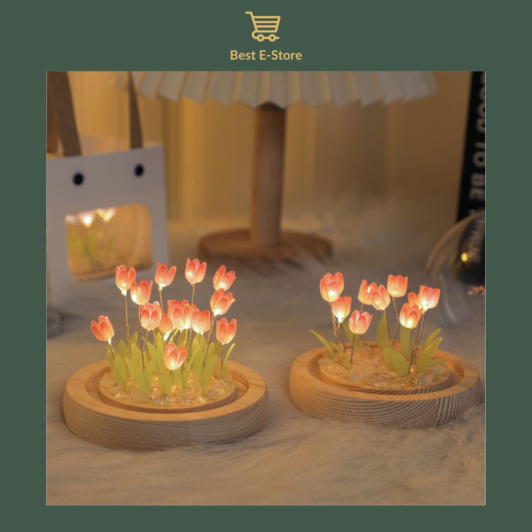 Lampe tulipe enchanteresse: Ambiance douillette et idée cadeau parfaite ✨