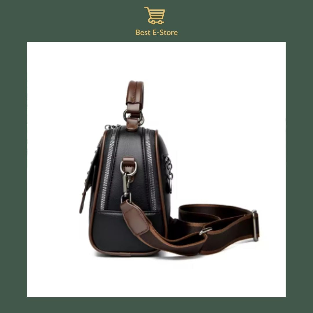 👜 Elegant Leather Shoulder Bag:  Stylish & Spacious ✨