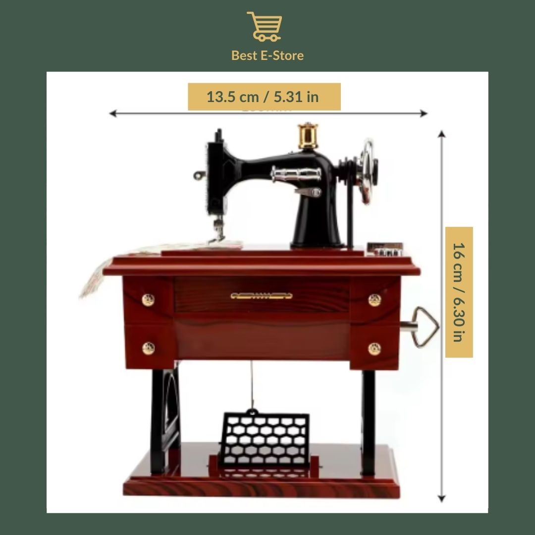 🎼 Charming Sewing Machine Music Box: Perfect Gift 🎁