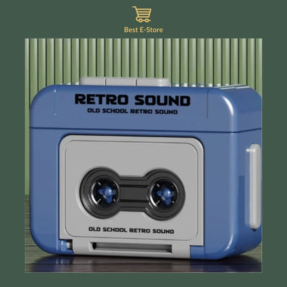 🎶 Retro Mini Tape Recorder Keychain: Record, Play & Relive Memories 🎤✨