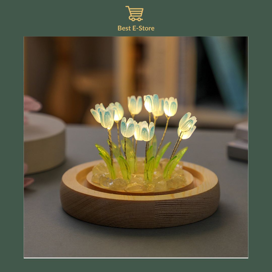Lampe tulipe enchanteresse: Ambiance douillette et idée cadeau parfaite ✨