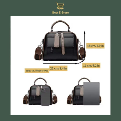 👜 Elegante borsa a tracolla in pelle: Elegante e spaziosa ✨