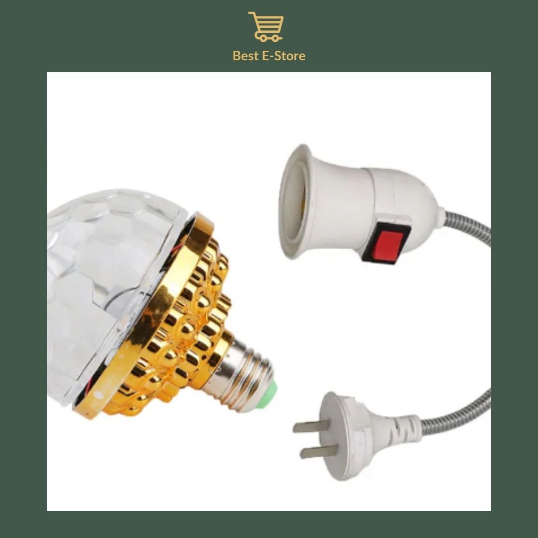 💡 Colorful LED Party Light: Plug & Play Fun 🎊