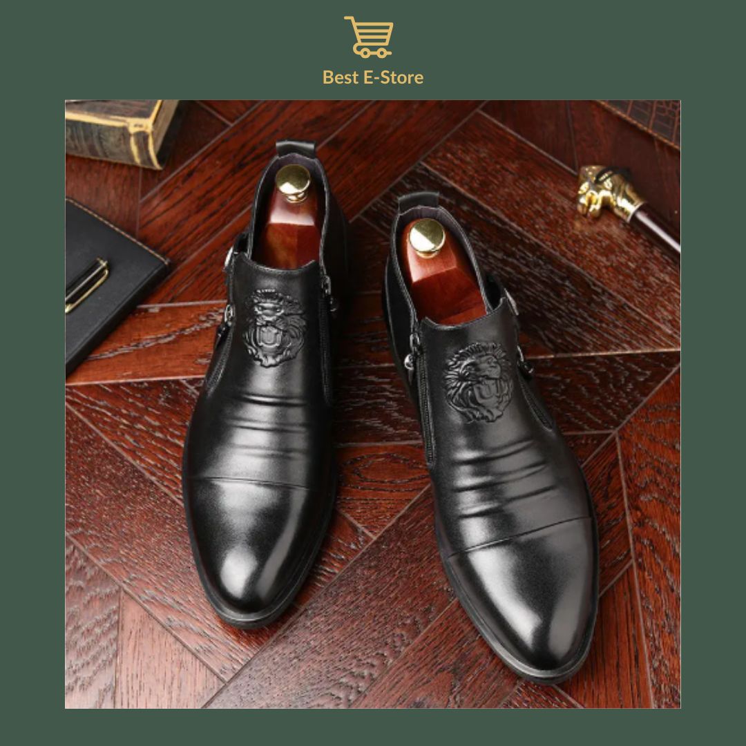 👞 Elevate Your Look: Stylish Rivet Shoes with Height Boost 🚀