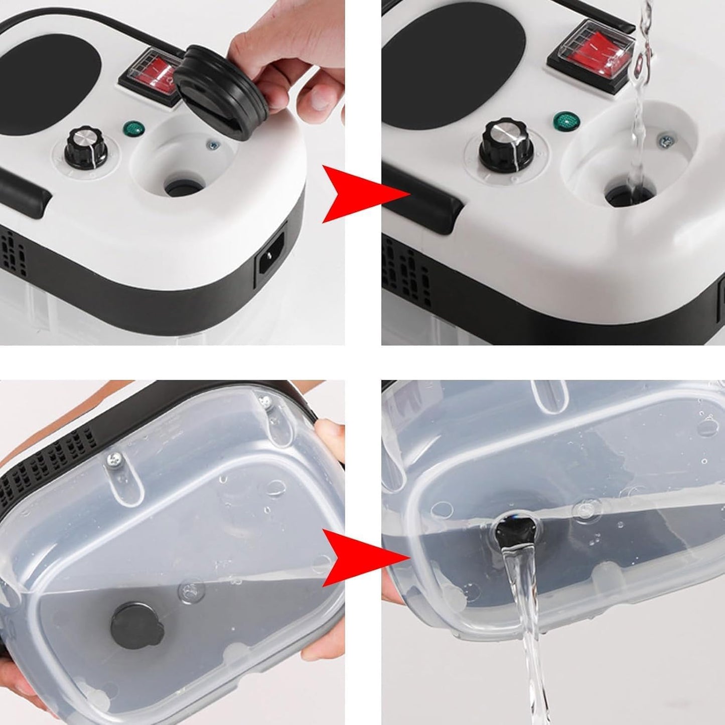 2500W Portable Handheld Steam Cleaner High Temperature Pressurized