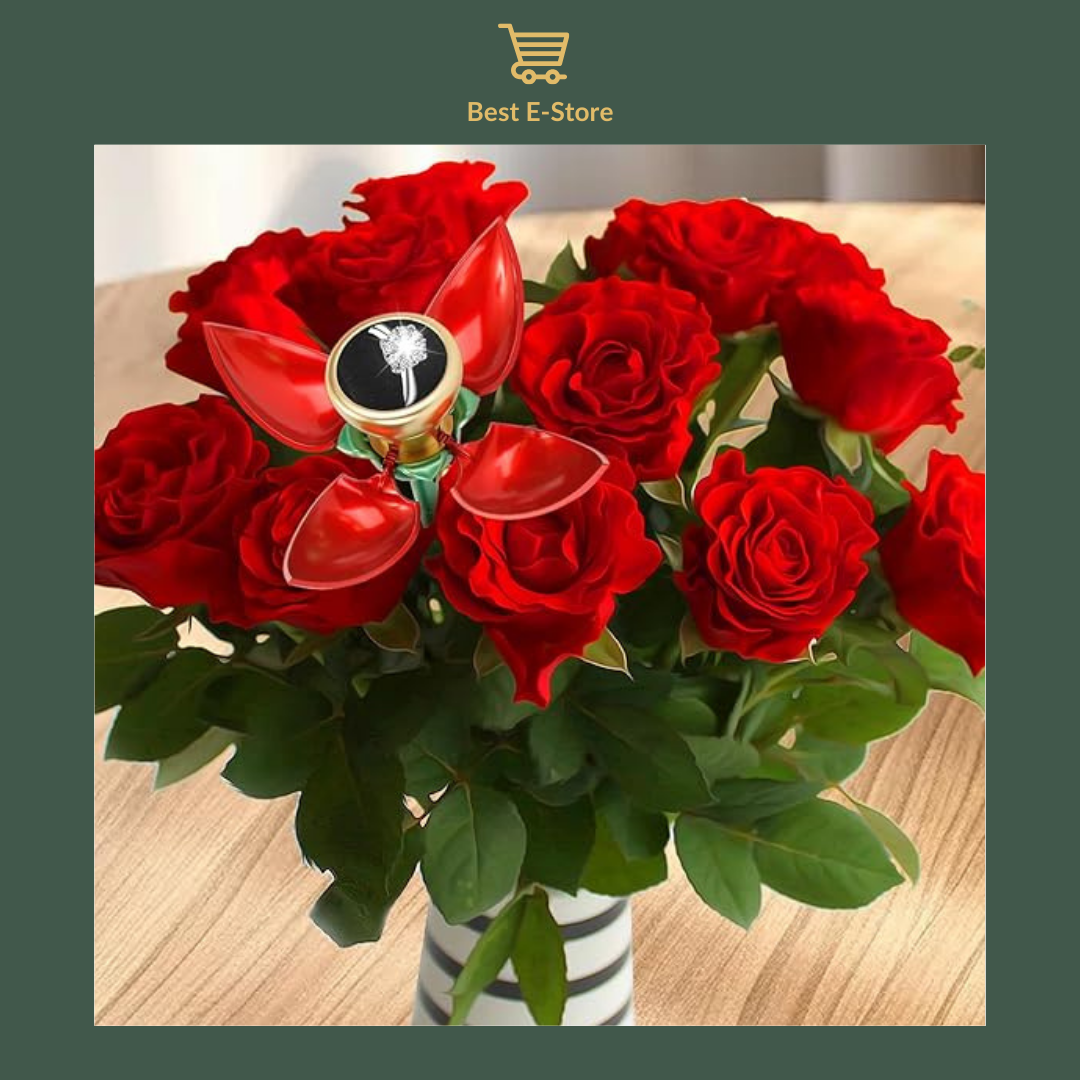 🌹 Rose Ring Box: Perfect for Proposals & Gifts 💍