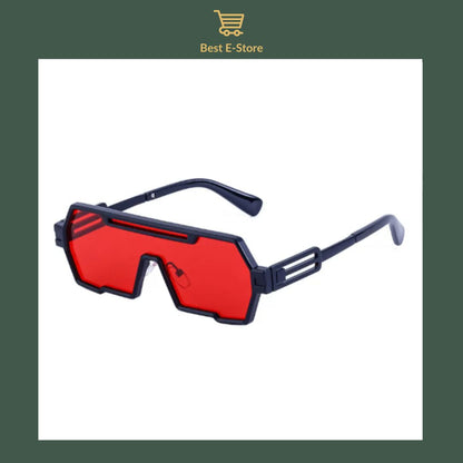 🕶️Retro Steampunk Sunglasses :  Bold Style with HD UV400 Protection✨