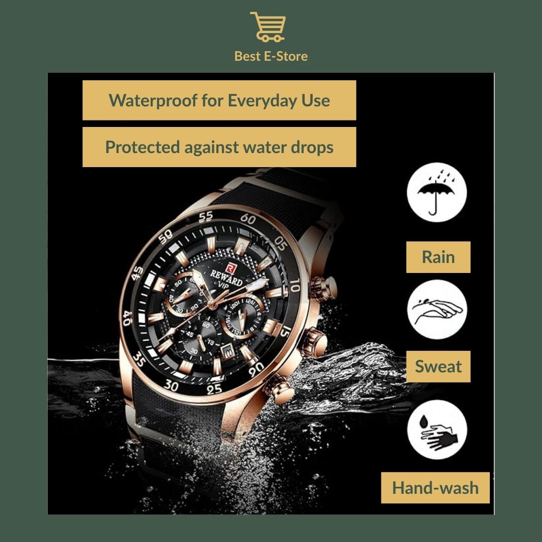 ⭐ Premium Men’s Watch: Sleek Design, Comfortable Fit & Perfect Gift Idea 🎁