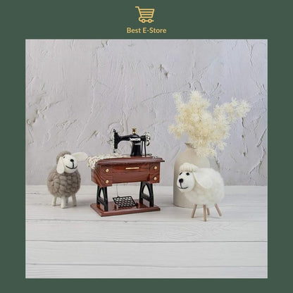 🎼 Charming Sewing Machine Music Box: Perfect Gift 🎁