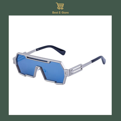 🕶️Retro Steampunk Sunglasses :  Bold Style with HD UV400 Protection✨