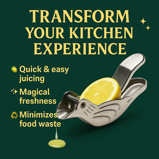 🍋Elegant Bird Lemon Squeezer: Fresh Juice in Seconds✨