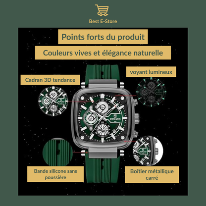 ⭐ La Montre Homme Premium – Design Élégant, Style Intemporel & Cadeau Parfait 🎁