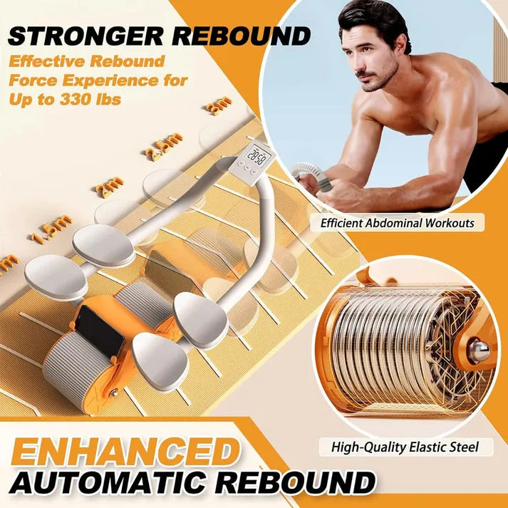 Automatic Abs Roller Wheel with Elbow Support