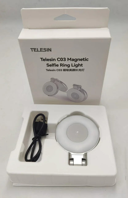 TELESIN - Magnetic Selfie Ring Light
